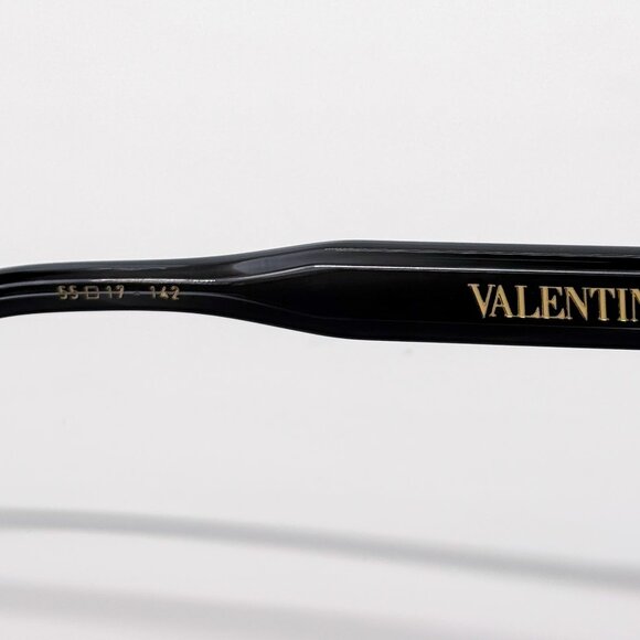 NEW VALENTINO V-GOLDCUT VLS-113B BLACK WOMEN CAT EYE SUNGLASSES VALENTINO main image 9